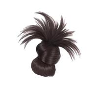 Hair Bun Extension, Bun Wig, Portable Clip on Hairpieces, Messy Updo Fleece, Versatile Synthetic Fake Hairpiece for Casual, Events, Gatherings, Cosplay Looks, Multicolor