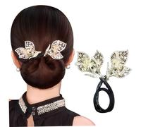 Hair Bun Maker Vintage Bun Maker Calla Lily Flower Clip Clip Alloy pour les cheveux longs Elegant Exquisite Femmes Coiffures Accessoires
