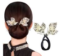 Hair Bun Maker Vintage Calla Lily Flower Clip Clim Alloy Bun Maker pour Long Elegant Exquise Women Hairstyles Accessoires ..