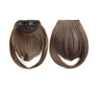 Hair Bun, Postiche d'extensions de cheveux amincissants de toupet invisible noir de frange courte(M2/30)