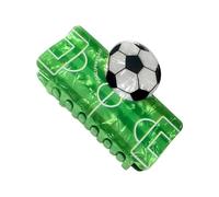 Hair Claw Clips - 3.54 Inch Acrylic Accessory | Vibrant Soccer Design, Non-Slip Grip for Styling, Strong Hold Accessory for Updos, Sporty Hair Ornament Soccer Fans, Trendy Game Day Hairpiece