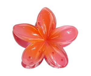 Hair Claw Clips, Flower Hair Clip, Durable Material Vibrant Colors Comfortable Hold Secure Fit Quick Styling, Holiday for Women, Color Purple, Magenta, Coral, Tangerine, Yellow, Red, Light Blue
