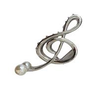 Hair Claw - Hair Clip | Musical Note Claw Clip | Hair Clip For Women, Metal Hair Clips Musical Note, Non Slip Metal Hairpins, Fancy Musical Score Strong Hairpins, Perfect For Women And Girls