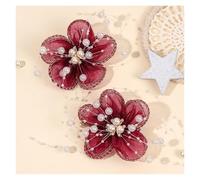 Hair Clip Chiffon Floral Hairpins Sweet Flower Hair Clip Princess Barrettes For Girl Women Accessories Headwear(Color 3)