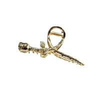 Hair Clip Metal Rose Flower Hair Clip Accessories The Season Back Of Head Styling Ha(Color 1)