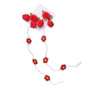 Hair Clip - Pearl Bead Floral | Long Tassel Flower Hair Accessories with Elegant Design, Wool Clip with Stylish Look for Girlfriend Girls Teens Ladies Sisters, School Dating Travel Costume Gift