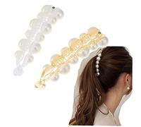 Hair Clip Set pinzas pelo niña -clips pelo mujer Floral Banana Clips for Women's & Girl's Hair Securing & Hairstyling for Various Occasions pinzas pelo mujer- Set of 2