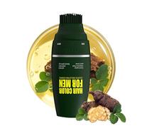Hair Color Comb - Beard Dye Applicator | Black Hair Dye Kit 50ml Portable Gentle Formula Long Lasting Gray Coverage At Home for Men, Salon, Barber, Grooming Solution or Facial Beard Use