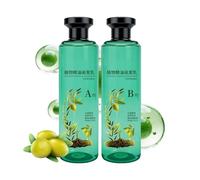 Hair Color - Plant Oil for Coverage | 260ml Repair Cream with Nourishing Formula, 2 Bottles Set Hair Dye, Professional Salon Tool, Suitable for Children Adults Elders in Barbers Home