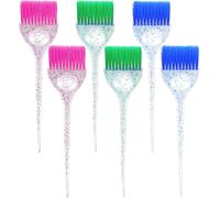 Hair Coloring Brush Set Extra Large Hair Coloring Brush Set For Hairdresser,Hair Dye Applicator,Hair Dye Brush With Blunt Tips For Hair,Sweeping,Roots,Touch-Up Brush