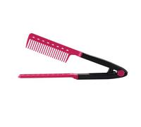 Hair Comb - ABS - 9,84 x 1,46 x 0,79 po V Shaped Hair Comb Wear-Resistant And Gentle | Heat-Resistant Flat Iron Brush, Hairs Straightener Tool for Salon, Home, Travel, Women and Hairstyling