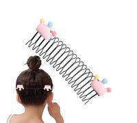 Hair Comb Clips, Flower Hairpins, Side Comb Accessories, Cartoon Strong Hold Styling Pins for Bun Updo Bridal Wedding Party Daily Hair Styling Use 9.5cm/3.74 Inches