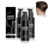 Hair Concealer for Men, Poudre Coiffante Cheveux Homme, Poudre Noir pour Cheveux et Racines, Scalp Concealer for Thinning Hair, Couvrir les Racines des Cheveux Gris (3pc)