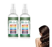 Hair Conditioning Mist Detangling Spray, Leave-In Conditioning Mist Complete Leave-In Conditioning Mist for Dry Hair, Softens, Smooths & Adds Hair Shine (2 pièces)