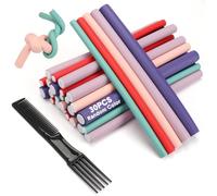 Hair Curlers,9.45 Inches Flexible Hair Rollers,Magic Hair Curlers Hair Curlers Hair Curler Hair Styling Tool for Women,Flexible Foam Hair Rollers for Women