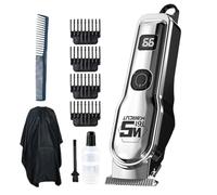 Hair Cutter, Cordless Electric Trimmer, 4.33x1.5x1.5 Inches Ergonomic Grooming Tool, Precision Device for Bald Head Hairstyle Salon Home Travel Camping Business Trip and Daily Personal Care