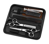 Hair Cutting Scissors Shears Kit, Professional Barber Haircut Scissors Set | Multifunctional Salon Haircutting Tools Includes Storage Bag For Hairdressing, Stylist Hairdresser Salon