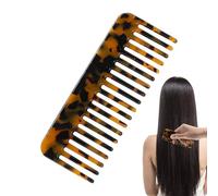 Hair Detangling Comb - Wide Tooth Comb, Antistatic Marbled Small Travel Purse Hair Detangling Comb - Handmade Saw-Cut Polished Pocket Travel Comb Hair Detangler Comb for Wet and Dry Everyday Care
