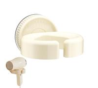 Hair Dryer Holder - No Drill Suction Cup Wall Mount Rack, Dryer Holder Wall Mount Suction Cup Rack Hanger for Styling Tool Storage and Organization for Home Bathroom Hotel Apartment | Gym Locker Room