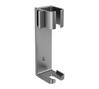 Hair Dryer Holder, No Drill Wall Mount Bathroom Organizer Storage Rack Compact Space Saving Styling Tool Holder for Hair Dryer Straightener Curling Iron Combs Brushes Accessories for Women Home