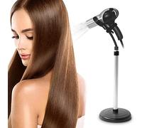 Hair Dryer Stand, Support sur Pied pour S¨¨che-Cheveux, Support R¨¦glable S¨¨che-Cheveux en Acier Inoxydable, Mains Libres S¨¨che-Cheveux Socle Id¨¦al pour Vous Lib¨¦rer les Mains