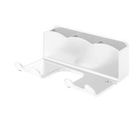Hair Dryer Wall Holder - Bathroom Organizer Hook for Blow Dryer | Drill Free Mount with Secure Grip, Compact Storage Solution, Hair Tool Hanger, Wall Mounted Accessories for Home Travel Use