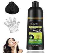 Hair Dye for Black & Brown Dew Shampoo | 3-In-1 Black Hair Dye Shampoo | Herbal Hair Dye Shampoo, Instant Black Hair Shampoo,Hair Color Shampoo - 100% Gray Hair Coverage for Men and Women (Black)
