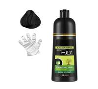 Hair Dye for Black & Brown Dew Shampoo, 3-In-1 BlackHair Dye Shampoo, Herbal Hair DyeShampoo, InstantBlack HairShampoo, 100% Gray Hair Coverage for Men and Women, 500ml (Brown)