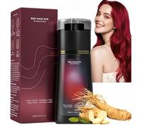 Hair Dye Shampoo, Instant Dye Shampoo, Hair Care,3 In 1 Shampoos For Color Treated Hairs, ColorShampoo For Gray Hairs, Natural Plant HairDye Sham-poo, Anti GreyShampoo (Red)
