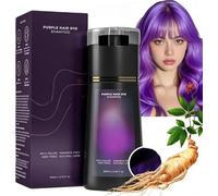 Hair Dye Shampoo,Instant Dye Shampoo, Hair Care,3 In 1 Shampoos For Color Treated Hairs, ColorShampoo For Gray Hairs, Natural Plant HairDye Sham-poo, Anti GreyShampoo (Purple)