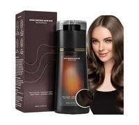 Hair Dye Shampoo, Instant Dye Shampoo, Hair Care,3 In 1 Shampoos For Color Treated Hairs, ColorShampoo For Gray Hairs, Natural Plant HairDye Sham-poo, Anti GreyShampoo (Dark Brown)