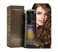 Hair Dye Shampoo, Instant Dye Shampoo, Hair Care,3 In 1 Shampoos For Color Treated Hairs, ColorShampoo For Gray Hairs, Natural Plant HairDye Sham-poo, Anti GreyShampoo (Light Brown)