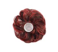 Hair Extensions Hairpiece Chignon décoiffé for femme, extensions capillaires synthétiques, chouchous d'aspect naturel, à porter au quotidien Hair Accessories(2M33HRED)