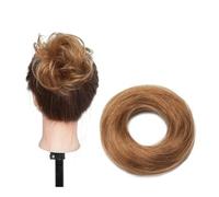 Hair Extensions Hairpiece Chignon en cheveux humains Extensions de cheveux naturels Chouchous Chignon ébouriffé Postiches for femmes filles Hair Accessories(#6)