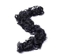 Hair Extensions Hairpiece Postiche chignon décoiffé de 31,4 pouces de long, chignon ébouriffé, extensions de queue de cheval moelleuses, postiche bouclé long à enrouler soi-même, coiffure de mariée Ha