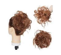 Hair Extensions Hairpiece Postiche Chignon Synthétique Messy Hair Scrunchy Hair Bun Extension de Cheveux Chignon Femme for Femme Bandeau de Cheveux Donut Wrap Queue de Cheval Hair Accessories(Light au