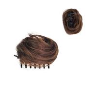 Hair Extensions Hairpiece Postiche queue de cheval à clipser chouchou for femme cheveux non remy pince à cheveux chignon décoiffé postiche chignon bouclé extensions de cheveux cheveux humains brésilie