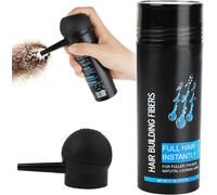 Hair Fibers With Spray Applicator,Professional Powder Spray,Professional Quality Hair Powder For Men And Women,Densifier Roots (Dark Brown)