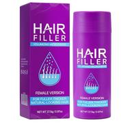 Hair Fibres capillaires en poudre de qualité professionnelle pour femmes, fibres capillaires à la kératine, cache immédiatement la perte de cheveux en 15 secondes, pour un résultat plus épais et plus
