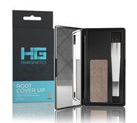 Hair Genetics® Retouche-Racines pour Cacher les Cheveux Gris - Résultats professionnels naturels, rapides et faciles - Permet de combler les sourcil (Brun clair)