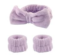 Hair Glamour: Chic Hair Accessories、 Elastic Hair Ties & rubber band - A variety of shapes are available(AB-Purple)