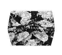 Hair Glamour: Chic Hair Accessories、 Elastic Hair Ties & rubber band - A variety of shapes are available(Big Flower Black)