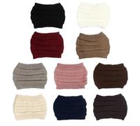 Hair Glamour: Chic Hair Accessories、 Elastic Hair Ties & rubber band - A variety of shapes are available(Navy)