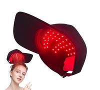 Hair Growth Cap - Infrared Healing, Scalp Stimulation Hat with LED Light Remedy, Alopecia Prevention Device, Red Light Foil, Follicle Revitalizer for Reducing Shedding and Thinning