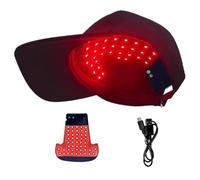 Hair Growth Cap - Red Light Hair Growth Cap | Stimulates Scalp For Thickening | Red Light Theŕapy Câp + 48 LED Beads 660nm 450nm | For Women Men Portable Lightweight DC 5V Head Circumference