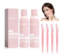 Hair Identifier Spray For Face Shaving, Spray de reconnaissance des cheveux, pour représenter les poils du visage, outil de dermaplaning pour le visage, spray dermaplaning pour femme (2 pièces)