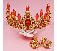 Hair Jewelry Crown Tiaras For Women 2020 Arrivée charmante Blue Crystal Bridal Crown Magnificent Rhinestone Diadem for Princess Wedding Hair Accessories by Gagalu (Couleur: Gold White)