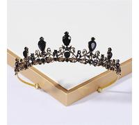 Hair Jewelry Crown Tiaras for Women Bride Tiaras Black Simple Ladies Fashion Wedding Crown