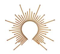 Hair Jewelry Crown Tiaras for Women Crown Bandband Accessoires de cheveux dorés, Mary Goddess Crown Weddwear, Halloween Costume Headpiece by Gagalu (Couleur: 3)
