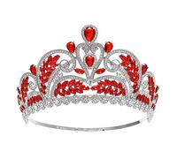 Hair Jewelry Crown Tiaras for Women Crystal Bridal Tiaras Sliver Queen Crowns for Women Righestone Party Pageant Diadem Wedding Hair Accessoires, noir